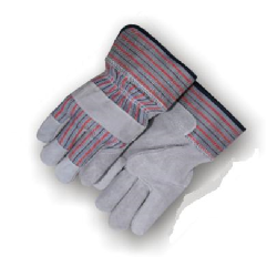 Leather Palm Work Gloves (Regular Grade)